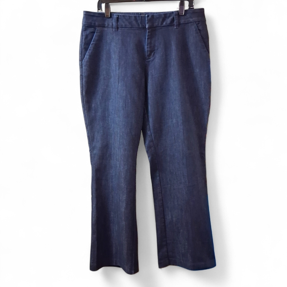 Coldwater Creek Womens Dark Wash Trousers Size 16 petite